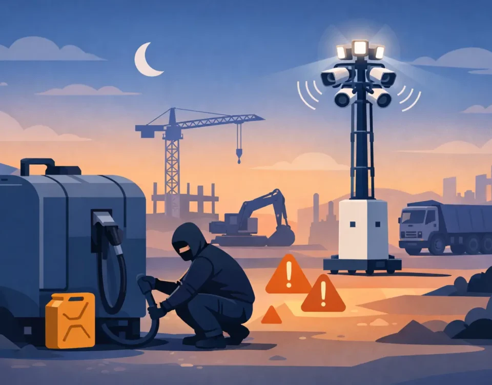 Diesel-Diebstahl auf der Baustelle verhindern