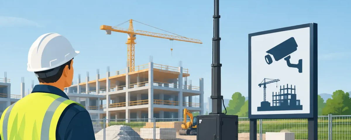 Brauchen Baustellen Video-Hinweisschilder?