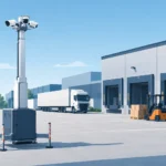 Logistikareal Videoüberwachung mieten - flexibel